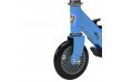Самокат детский двухколесный, колеса 120мм, складной, сталь, подножка, Синий