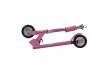 Самокат детский двухколесный, колеса 120мм, складной, сталь, подножка, розовый