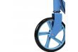 Самокат двухколесный, ручной тормоз, колесо 200мм, складной, сталь, подножка, синий 