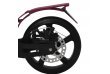 Самокат двухколесный с ручным тормозом, колесо 200мм, сталь, складной, два амортизатора, розовый