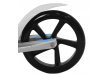 Самокат двухколесный, алюминиевый, колесо 230мм, складной, передний амортизатор, подножка, белый