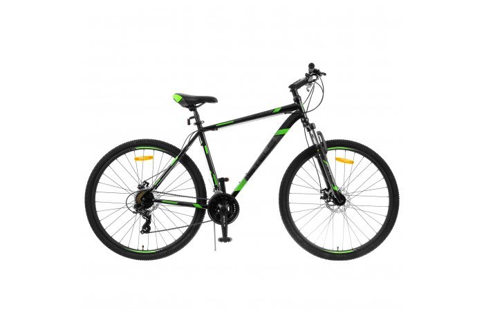 Велосипед 29 Stels Navigator 900 MD F010 21" Чёрный/зеленый