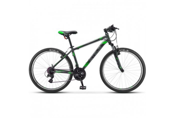 Велосипед 26 Stels Navigator 500 V V030 20" Чёрный/зеленый