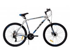 Велосипед 27,5 Stels Navigator-700 MD  F010 17.5"  Серебристый/синий