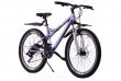 Велосипед скоростной 400MD 26" фиолетовый, 21 скор.(Shimano), сталь.рама, тормаза мех.дисковые