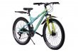 Велосипед скоростной 400MD 26" зеленый, 21 скор.(Shimano), сталь.рама, тормаза мех.дисковые