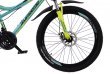 Велосипед скоростной 400MD 26" зеленый, 21 скор.(Shimano), сталь.рама, тормаза мех.дисковые