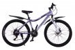 Велосипед скоростной "Canvas" 26" фиолетовый, 21 скор.(Shimano), алюм.рама, тормаза мех.дисковые