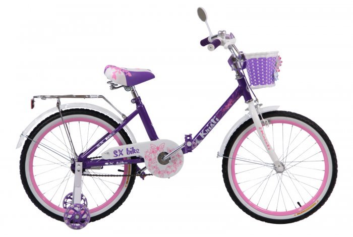 Велосипед Kristi 18" цвет: фиолетовый, , шт