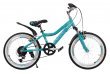 Велосипед скоростной 20 "Melody" бирюзовый, 6 скор.(Shimano), алюм.рама, тормаза V-brake