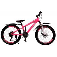 Велосипед скоростной 24 "Milana" розовый