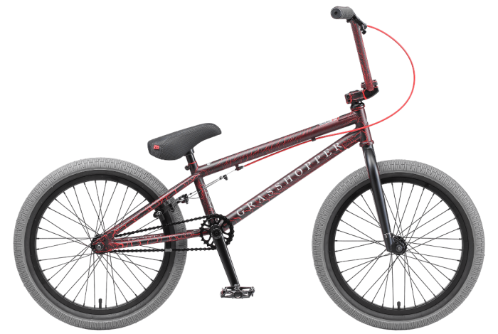 Велосипед TechTeam Grasshoper 20"BMX, красно-серый,рама сталь,вынос алюмин,55 см, без пег