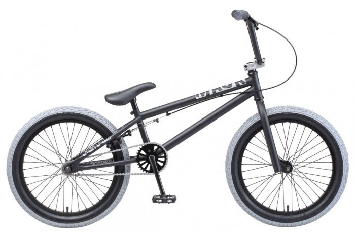 Велосипед TechTeam Mack 20"BMX, черный,рама стальная,вынос алюмин.55мм,без пег