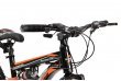 Велосипед скоростной "Gladiator" 20" оранжевый, 2 амортизатора, 21 скор.(Shimano), сталь рама, тормаза мех.дисковые