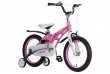 Велосипед LANQ 16" алюм. рама, руч. тормоза (розовый)
