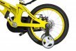 Велосипед LANQ 16" алюм. рама, руч. тормоза (желтый)