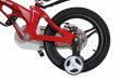 Велосипед LANQ 16" алюм. рама, руч. тормоза, литые обода (красный)