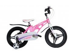Велосипед LANQ 18" алюм. рама, руч. тормоза, литые обода (розовый)