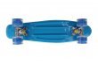 Пенни борд синий со светящимися колесами 55см однотонный