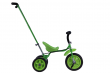 Детский трехколесный велосипед с родительской ручкой зеленый