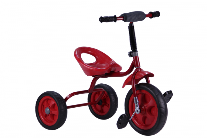 Детский трехколесный велосипед красный