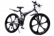 Велосипед скоростной "Troblade 5.0 GX" 26 на литых дисках складной, 24 скорости, черно-белый