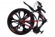 Велосипед скоростной "Troblade 5.0 GX" 26 на литых дисках складной, 24 скорости, черно-красный
