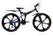 Велосипед скоростной "Troblade 5.0 GX" 26 на литых дисках складной, 24 скорости, черно-синий