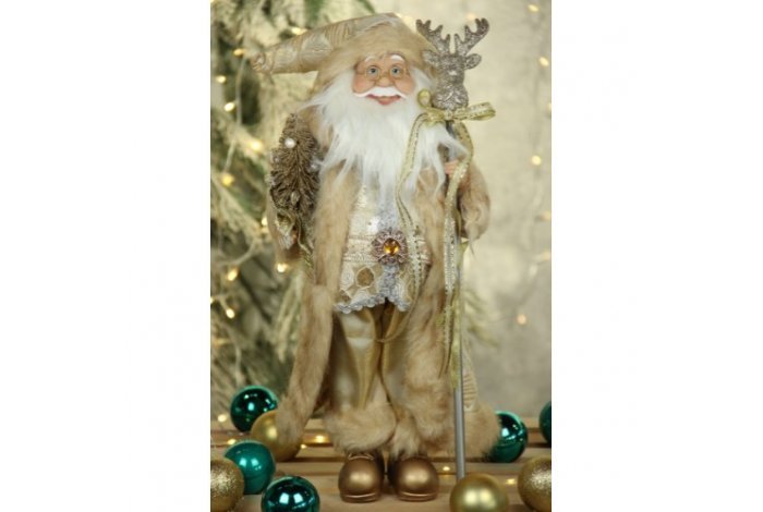 Фигура Дед Мороз под елку 47см с елочкой