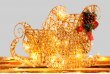 Фигура Санки светодиодные новогодние 50 см, каркасные, золотой 20 pcs
