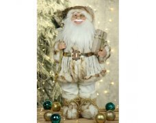 Фигура Санта Клаус под елку 60см "Золотистый" 