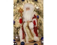 Музыкальная фигура Дед Мороз под елку 50см Красный